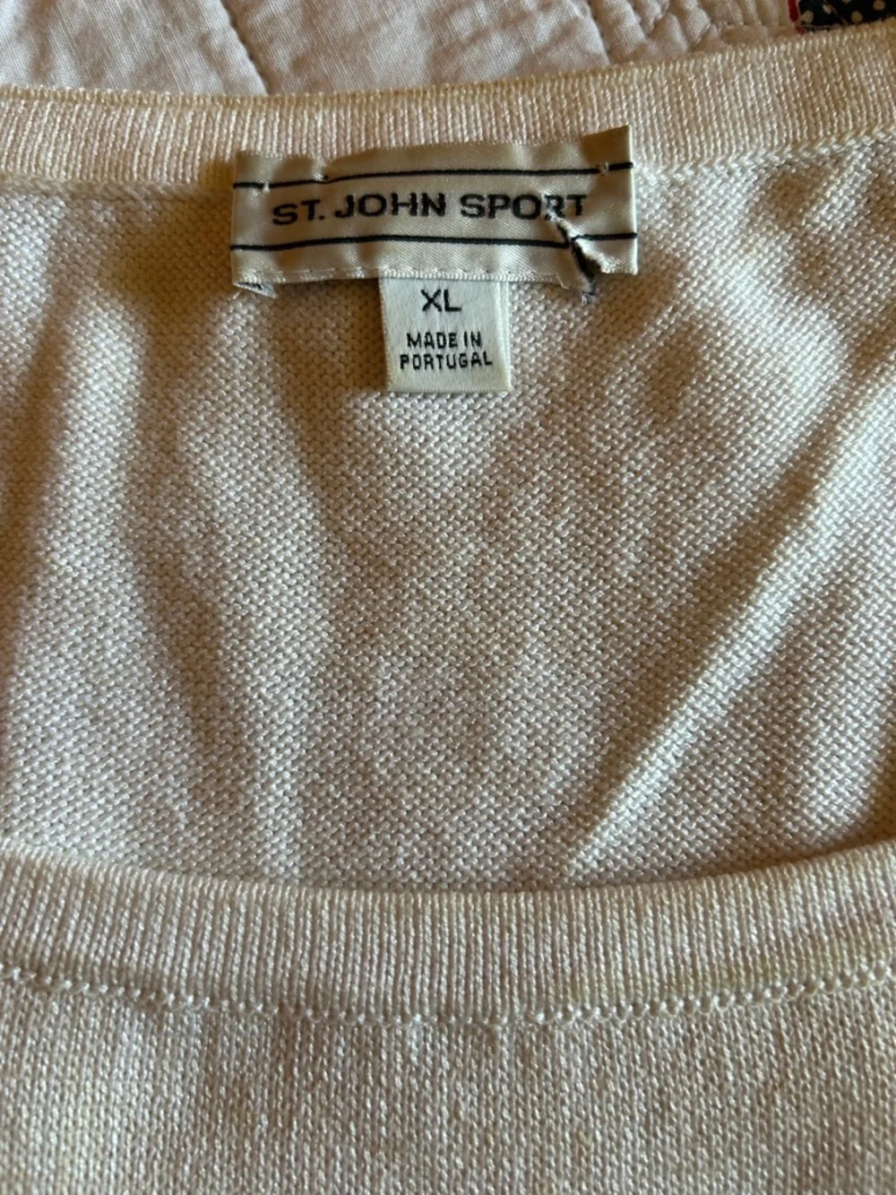 St. John Cream Tank Top - Picture 1 of 3